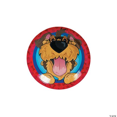 Puppy Party Paper Dessert Plates 8 Ct Oriental Trading