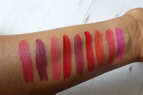 Armani Lip Magnets Swatches Vex In The City
