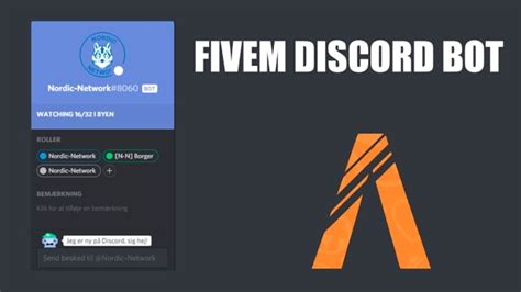 Create Fivem Discord Server Discord Nft Server Custom Bots By