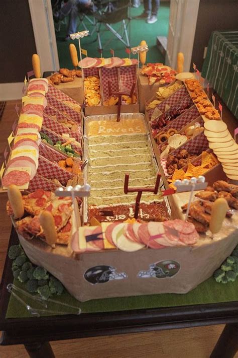 Make The Ultimate Super Bowl Snackadium Step By Step Guide Superbowl Party Food Super Bowl