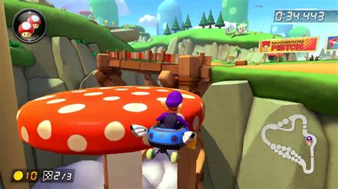 Wii Mushroom Gorge 150cc 128279 Stargazer Mario Kart 8 Deluxe World Record Youtube