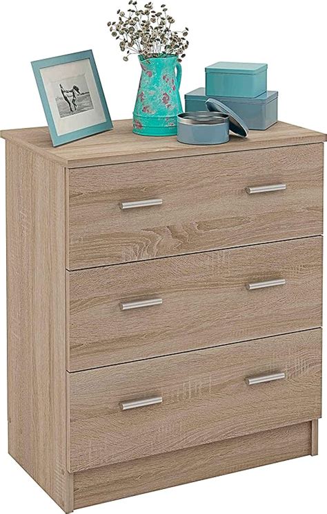 Chest Of Drawers 60 Cm Wide 36 X 59 X 70 Cm Oak Uk Kitchen And Home