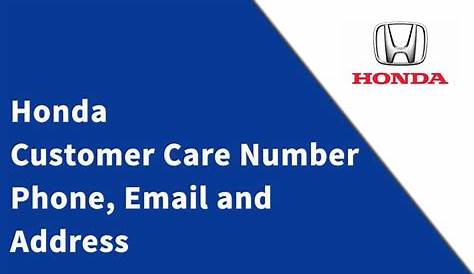 Honda Customer Care Number,Phone, Email and Address - Customer Care Number