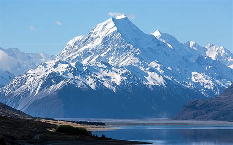 Free Download Snow Capped Mountain Snow Mountains New Zealand The