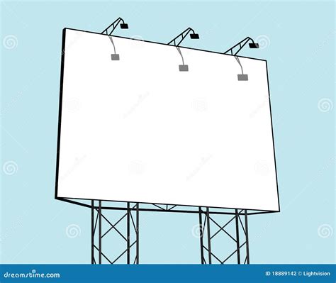 Billboard Stock Vector Illustration Of Cartoon Communication 18889142