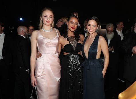 Emilia Clarke Flashes Her Adorable Smile While Posing In A Skimpy Dress Team Celeb