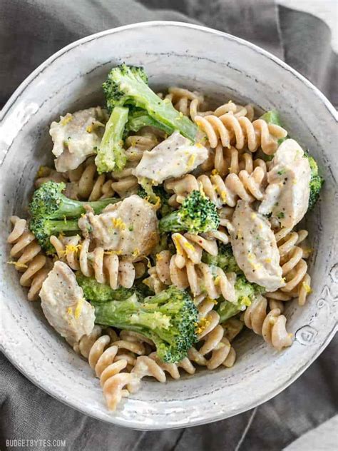 Chicken And Broccoli Pasta With Lemon Cream Sauce Budget