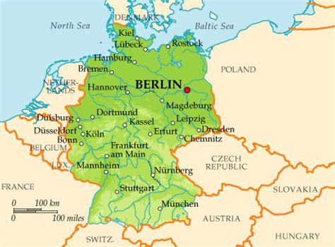 Германия. География, описание и характеристики страны