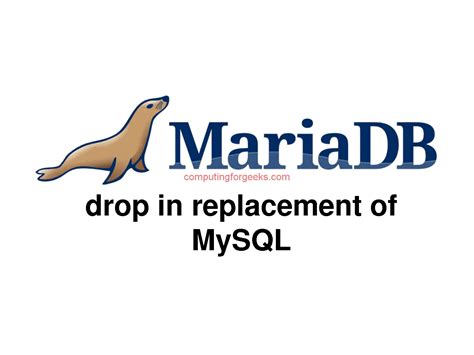 How To Install MariaDB On CentOS RHEL ComputingForGeeks