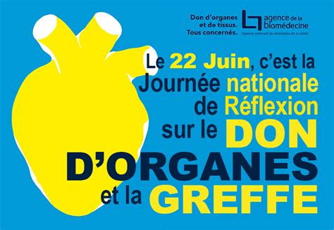 22 Juin Journée Nationale De Réflexion Sur Le Don Dorgane Et La