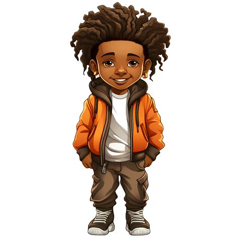 Black Boy African American Clipart Illustration Ai Generative 27238067 Png