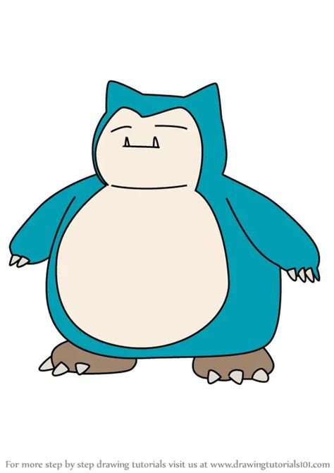 Snorlax Drawing We Will Guide You Through Drawing A Snorlax With The