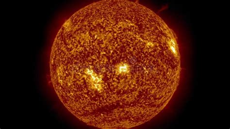 Sun Surface Animation Nasa Public Domain Imagery Stock Footage
