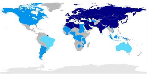 World International Union Of Railways Uic • Map •