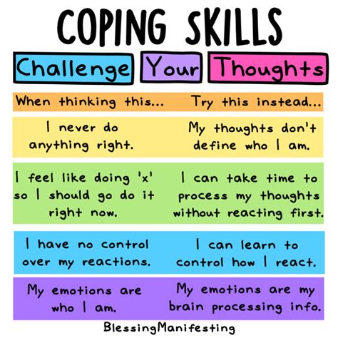 Pin On Coping Skills Challenge Your Thoughts