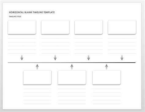 Free Blank Timeline Templates Smartsheet