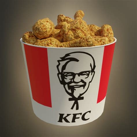 Mod Le D De Kfc Kentucky Fried Chicken Turbosquid