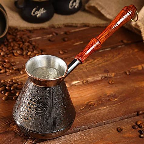 Aevvv Copper Turka Coffee Maker Oz Turkish Cezve Coffee Pot Copper