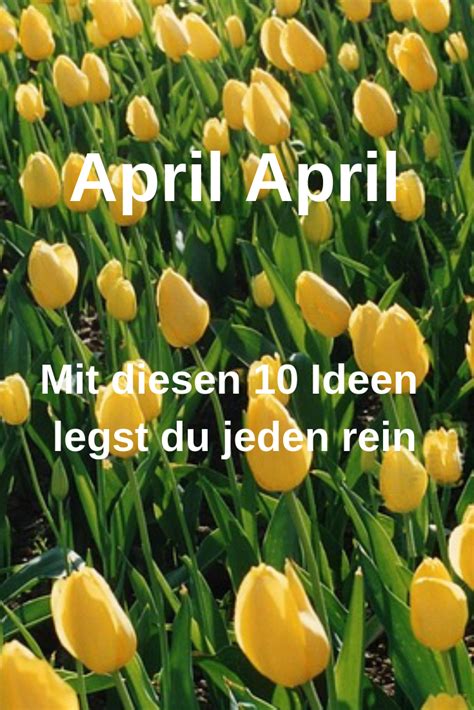 April (april) +‎ scherz (joke). 10 April April Ideen | April april, In den april schicken ...