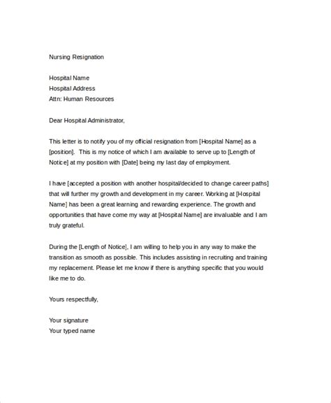 resignation letter   word  documents