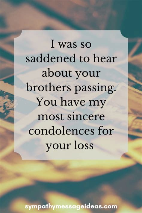 44 Loss Of Brother Quotes And Sympathy Messages Sympathy Card Messages