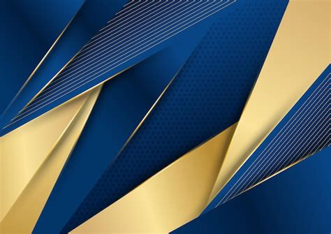 Premium Vector Abstract Blue And Gold Background Luxury Navy Blue