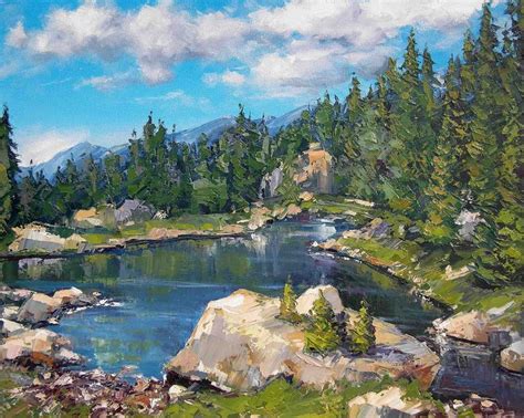 Landscape Landscape Native Beauty Original Art By Maxim Grunin