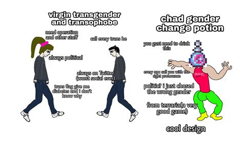 virgin twitter vs chad terraria r virginvschad