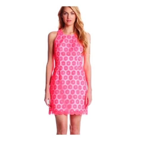 Lilly Pulitzer Dresses Lilly Pulitzer Pearl Dress In Fiesta Pink