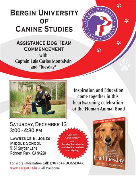 We Hope To See You At The Bergin University Of Canine Studies This