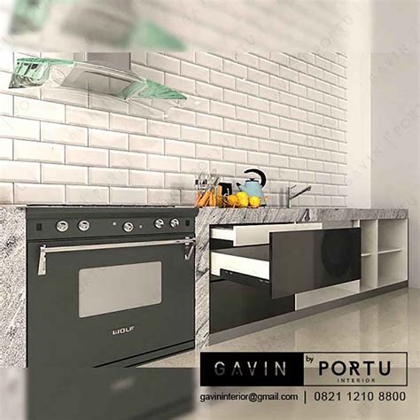 Kitchen set holland fc 2 laci 2 pintu (bawah) 80x44x84. Buat Lemari Dapur Bawah Di Graha Cinere Depok | Kitchen ...