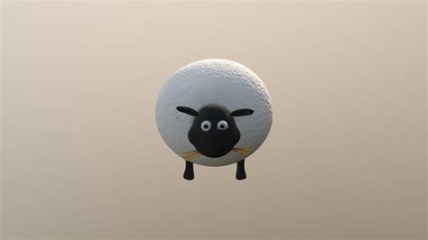 Shaun The Sheep Fat Sheep 3d Model By Ricardosousa1 3a5a922