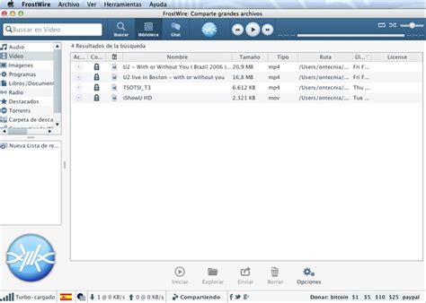 An easy to use cloud downloader, bittorrent client and media player. FrostWire 6.8.9 - Download for Mac Free