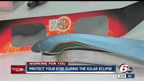 Information On Protecting Your Eyes During The Solar Eclipse Youtube