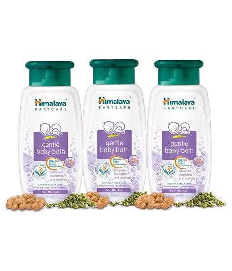 Ideally, bubble baths shouldn't contain any sulfates, parabens, or silicones, either—especially if you have sensitive skin, are pregnant, or are drawing a bath for a baby or toddler. Himalaya Gentle Baby Bath 100 ml-Set of 3: Buy Himalaya ...