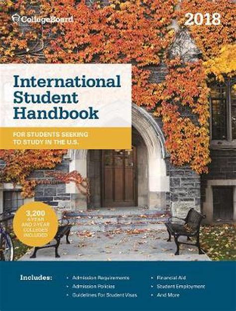 International Student Handbook 2018 By The College Board Paperback