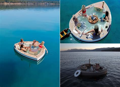 All Electric Spacruzzi Hot Tub Boat Lets You Enjoy A Winter Cruise In Style Techeblog