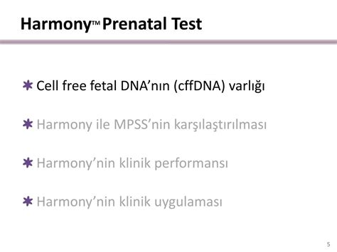 Ppt Non Inva Ziv Prenatal Test Fetal Trizomilerin Saptanmasında