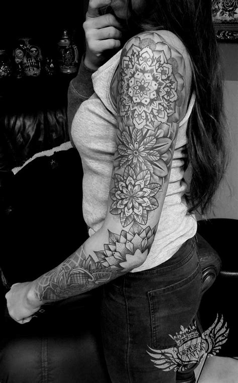 Mandala Sleeve Tattoo In Progress Sleeve Tattoos Tattoos Mandala Sleeve
