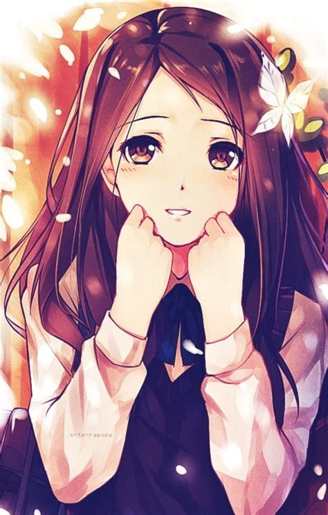 A Pretty Anime Girl Anime Pinterest Pretty Anime