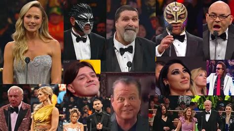 Wwe Hall Of Fame Ceremony 2023 Stacy Keibler Rey Mysterio Great