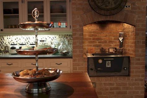 Flawless 20 Beautiful Red Brick Kitchen Design Ideas