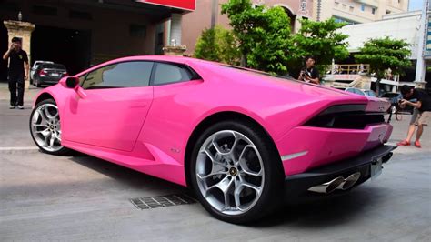 Pink Lamborghini Huracán Lp610 4 Insane Brutal Acceleration Youtube