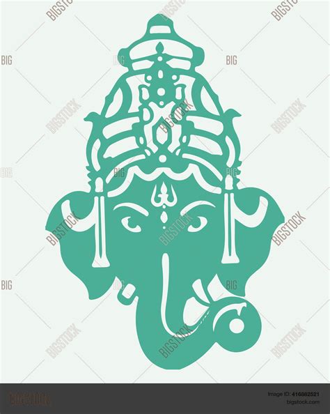 Sketch Lord Ganesha Vector And Photo Free Trial Bigstock