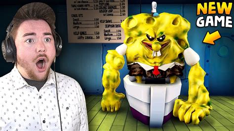 playing the new spongebob horror game… crazy endings youtube