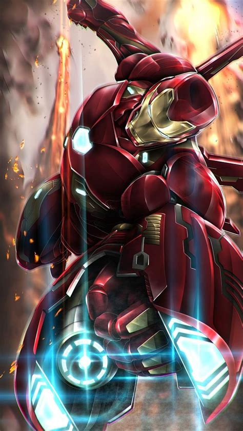 Iron Man Nanotech Suit Wallpaper Hd 736x1308 Download Hd Wallpaper