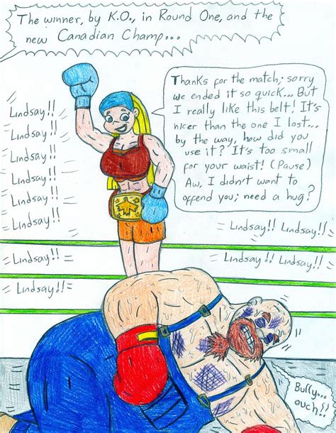 Boxing Lindsay Championship By Jose Ramiro On Deviantart