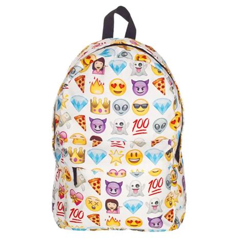 New Fashion Style Cute Emoji Backpack Cool Kids Backpack Child Emoji
