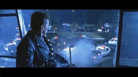 Terminator 2 Cyberdyne Showdown Minigun Scene Youtube