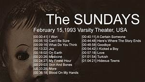 The Sundays Live At Varsity Theater Baton Usa February 15